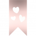 Etiket Hearts rosé 500st Etiket Hearts rosé 500st